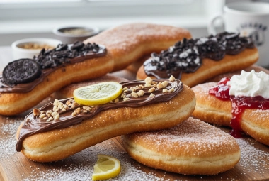 Canadian treats with rich toppings