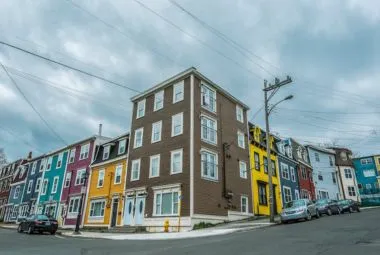 Multi-colored High-rise Buildings