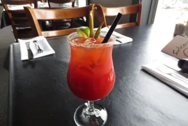 Cocktail, Caesar on the table 