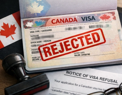 Rejected Stamp On Canada Visa