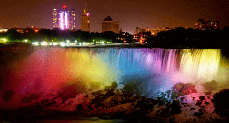 Niagara Falls at Night