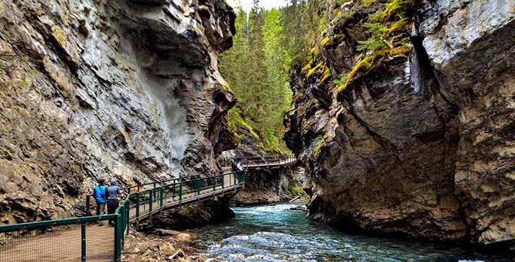 Johnston Canyon Hike