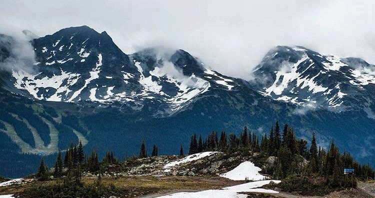 Whistler in Canada during winter 