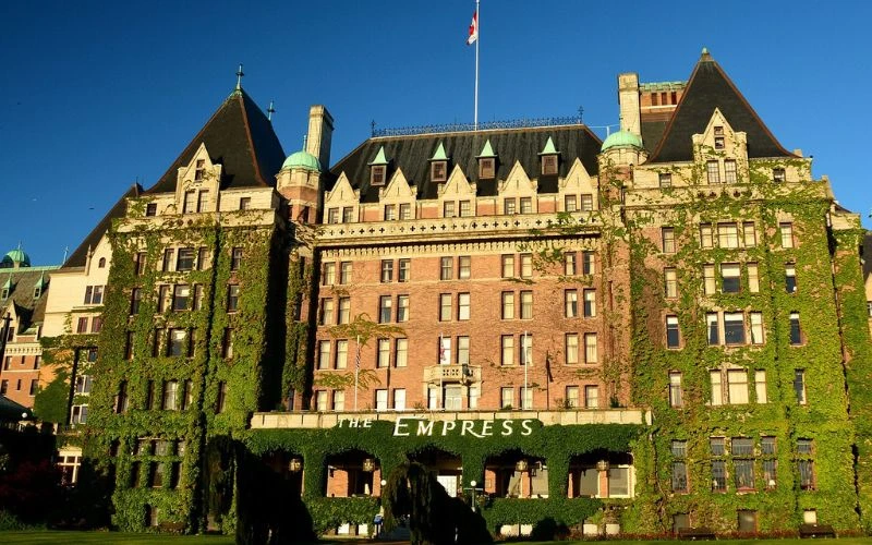 Empress Hotel, Victoria in British Columbia