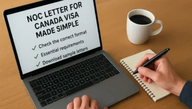 NOC Letter for Canada Visa guidelines