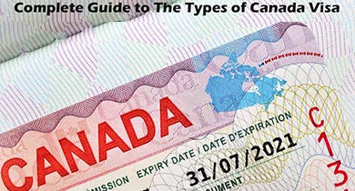 types of canada visa